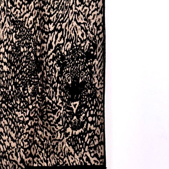 😊 Cashmere Blend Winter Scarf Cheetah Animal Print Neck Warmer - Picture 4 of 5